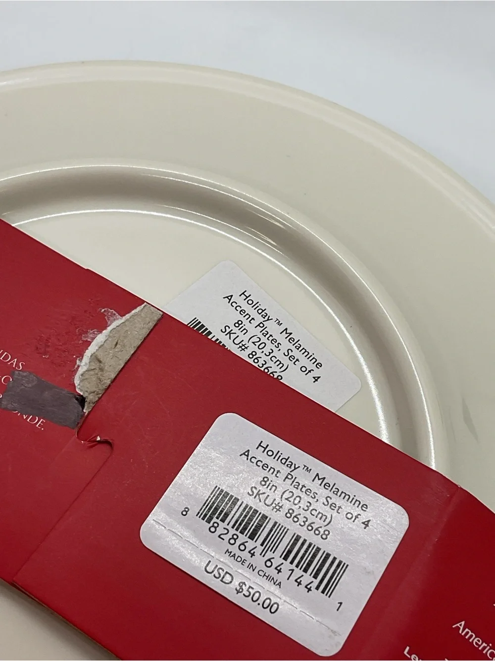 New Lenox Holiday Melamine Accent Plate Set